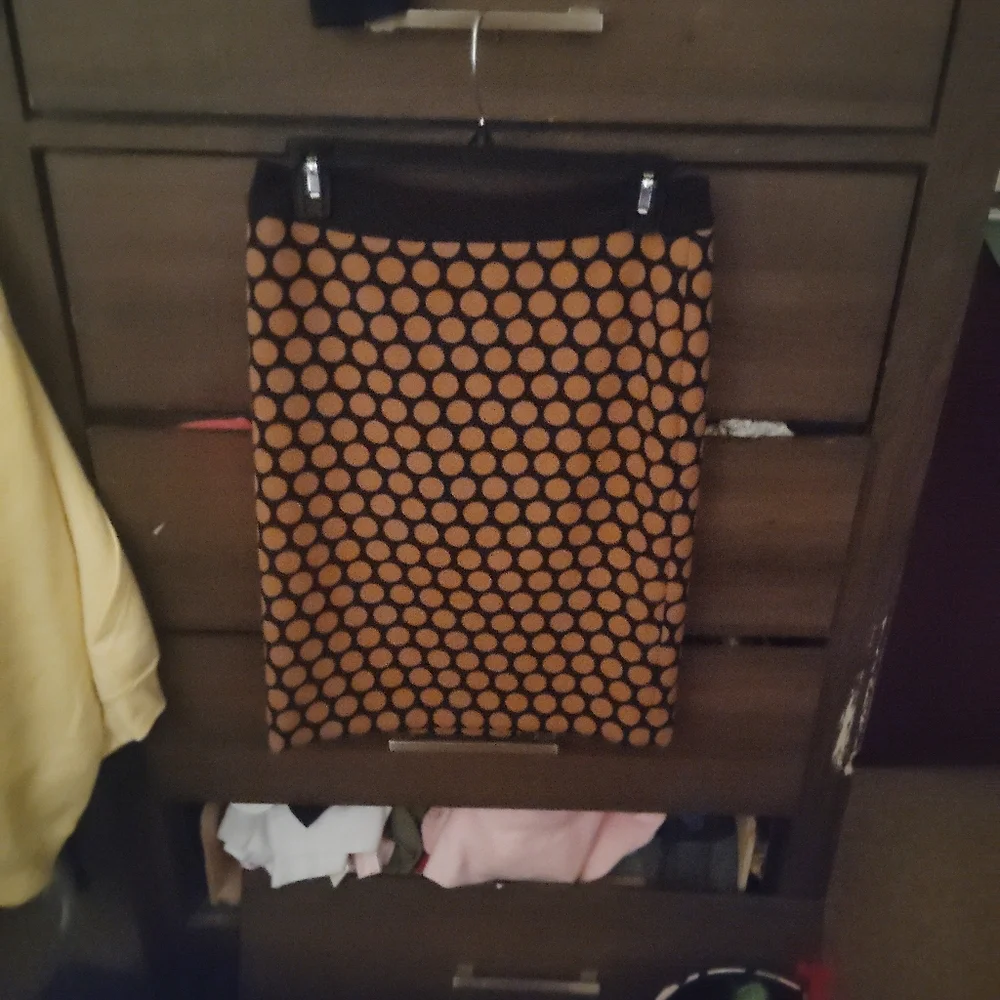 TALBOTS Polka Dot Pencil Skirt - Size 2
